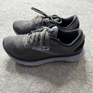 Brooks Running Shoes Women 9 B Blue Gray Glycerin 18 Sneakers 1203171B050